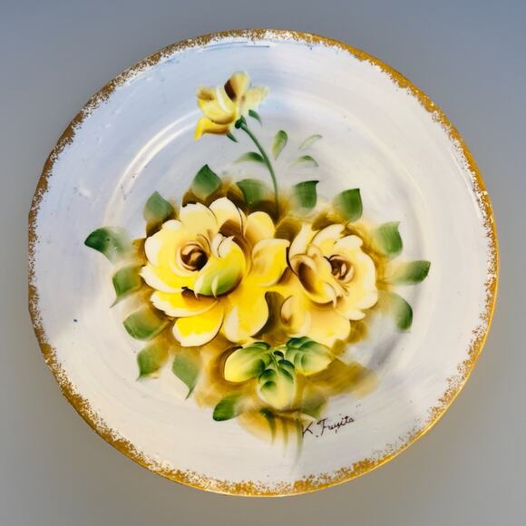 Vintage NORLEANS (Japan) Hand Painted 10 1/4” Collector Wall Plate Cottagecore - Picture 9 of 9